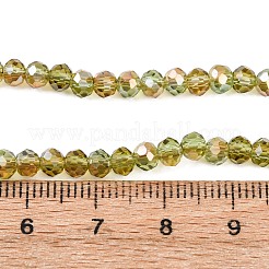 Chapelets de perles en verre électroplaqué&nbsp;LS-EGLA-A034-T4mm-J02
