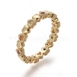 Zirkonia Ringe&nbsp;RJEW-P074-08G