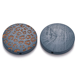 Perles de bois naturel peintes&nbsp;X-WOOD-N006-07C