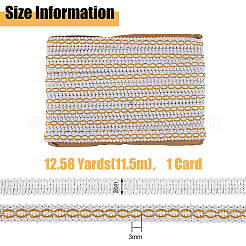 Centipede geflochtene Polyester-Spitzenbesatz&nbsp;OCOR-WH0092-02A
