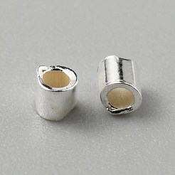 925 Sterling Silber Rohr Perlen&nbsp;FIND-WH0419-13