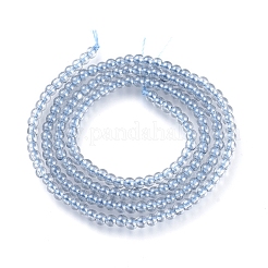 FilI di perline in vetro placcato&nbsp;EGLA-I013-2mm-PL02
