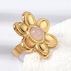 Anelli aperti con polsino in acciaio inossidabile 304 per donna&nbsp;GG-CBA7994-02G-15