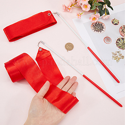 Tanzbänder aus Polycotton mit Eisenstab&nbsp;AJEW-WH20010-28
