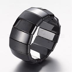 Magnetische Hämatit Stretch-Armbänder&nbsp;BJEW-D426-02