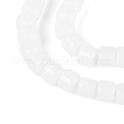 Fili di perline di vetro opaco tinta unita&nbsp;GLAA-N065-4x4mm-C01