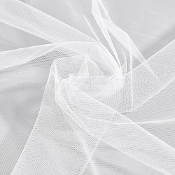 OLYCRAFT 2x1.6m White Tulle Fabrics Chiffon Sheer Crepe Fabric Gauze Mesh Bolt Net Chinlon Tulle for Gift Wrapping DIY Sewing Crafts Wedding Party Decorations