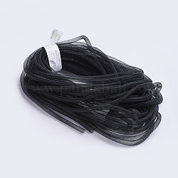 Plastic Net Thread Cord, Black, 20mm, 20yards/Bundle