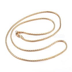 304 Edelstahlhalsketten, Coreana Ketten Halsketten, golden, 29.53 Zoll (75 cm)
