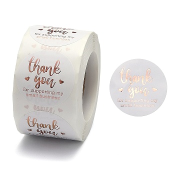 1.5 Inch Thank You Adhesive Label Stickers DIY-L035-002C