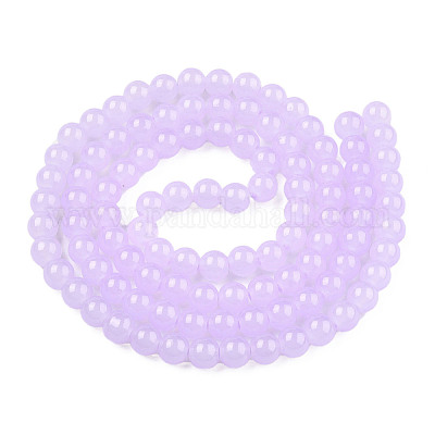 Nachahmung Jade Glasperlen &nbsp;X-DGLA-S076-8mm-27-01-1