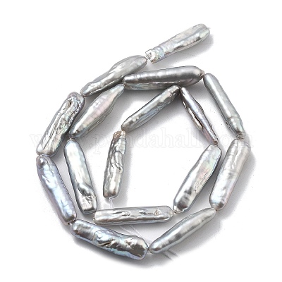 Natürliche Barock Keshi Perlen Stränge&nbsp;PEAR-P064-05B-03B-1