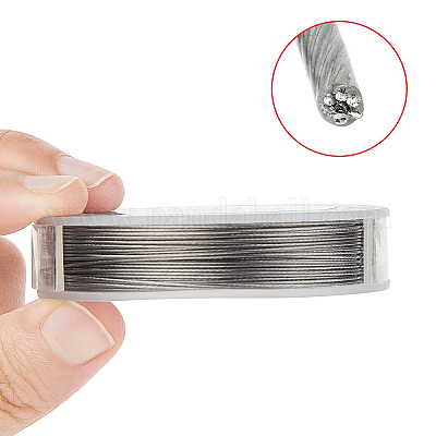 Wholesale BENECREAT 40m 0.6mm 7-Strand Tiger Tail Beading Wire 201  Stainless Steel Nylon Coated Craft Jewelry Beading Wire for Crafts Jewelry  Making 