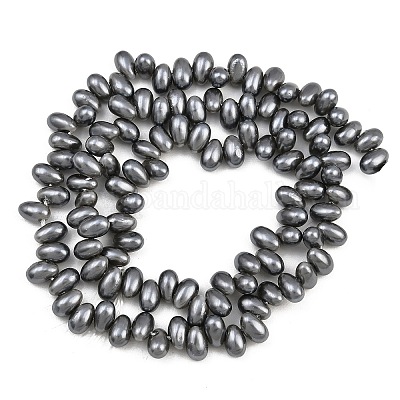 Galvanisierte Muschelperlenstränge&nbsp;BSHE-B009-A01-5x8mm-02-1