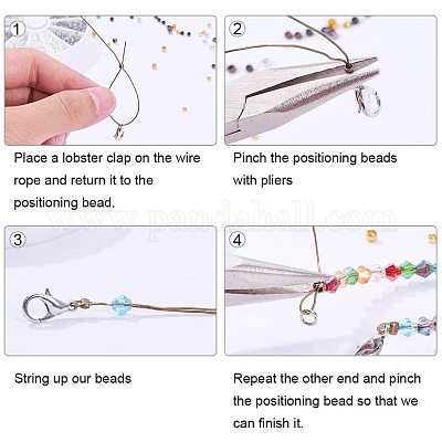 Pandahall 200pcs Stainless Steel Crimp Bead Covers 6x5x3mm Half Round Crimp  Cover Clamp Tips Knot Cover Findings for Jewelry Making