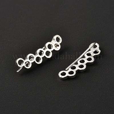 Boucles d'oreilles avec pendentif en alliage&nbsp;EJEW-F270-06S-1
