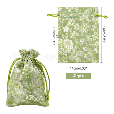 Pochettes en polyester&nbsp;ABAG-WH0028-11A-1
