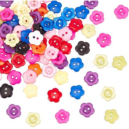 アクセサリー作り用 Nbeads0個10色レジンフラワーボタン コスチュームデザインやスクラップブッキング用の15mmレジンソーイングボタン 2穴 を購入 Selected Pandahall Com Jp アクセサリー作り用 Nbeads0個10色レジンフラワーボタン コスチュームデザインやスクラップブッキング用の15mmレジンソーイングボタン 2穴 を購入 Selected Pandahall Com Jp