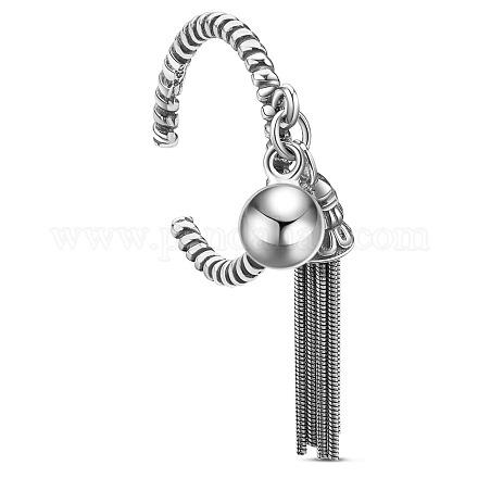 Shegrace 925 тайское серебряное кольцо-манжета JR753A-1