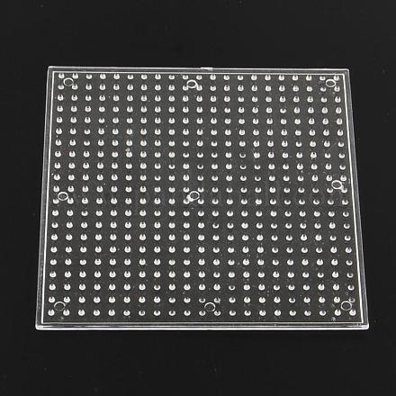 Plaques en plastique carrés de abc utilisés pour les perles à repasser 5x5mm diy DIY-Q009-54-1