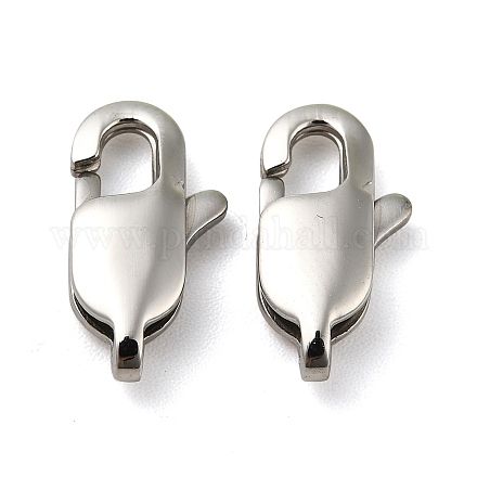 304 Stainless Steel Lobster Claw Clasps STAS-K13-1