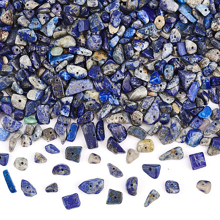 Brins de perles de copeaux de lapis-lazuli naturel 2 brin olycraft G-OC0002-30-1