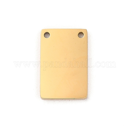 Placcatura ionica (ip) 304 ciondoli con etichetta vuota stampata in acciaio inossidabile STAS-K270-37G-1