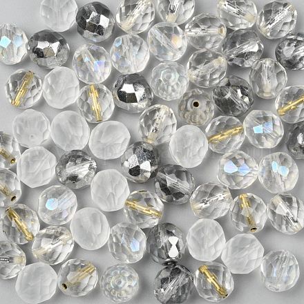 Perles de verre tchèques polies au feu LAMP-O017-151-WM10-1