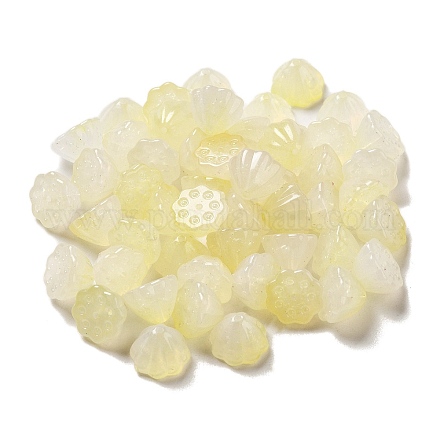Perles acryliques bicolores OACR-H039-01D-1