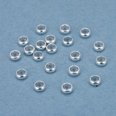 Intercalaire perles en 201 acier inoxydable X-STAS-D448-030S-1
