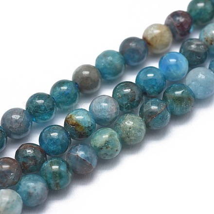 Chapelets de perles en apatite naturelle G-I254-08A-1