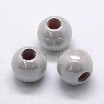 ABS Plastic Imitation Pearl European Beads OACR-L008-16mm-A06-1