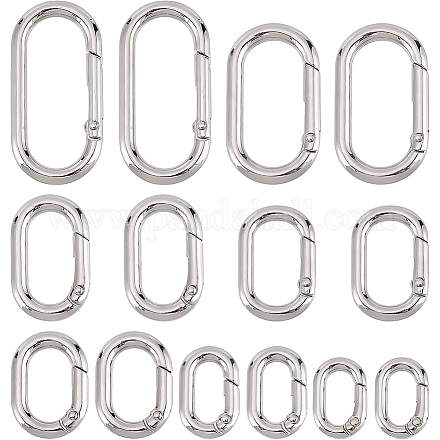 Benecreat 14 piezas 7 estilos cierres de llave de aleación de zinc FIND-BC0002-92A-1