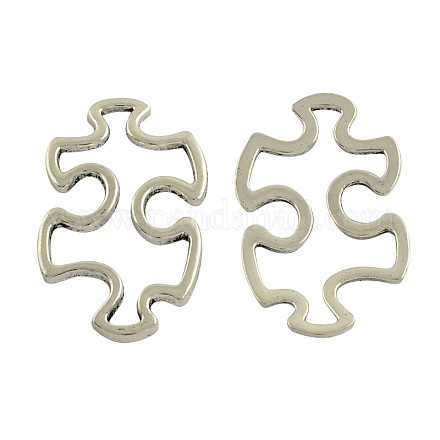 Tibetan Style Alloy Linking Rings TIBE-30098-AS-RS-1
