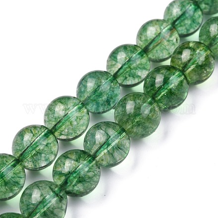Chapelets de perles en cristal de quartz naturel G-C076-10mm-8-A-1