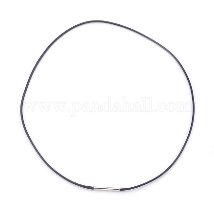 Waxed Cord Necklace Making MAK-E665-04C-1