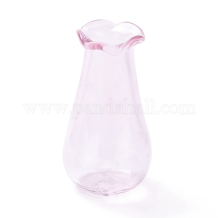 Miniature Glass Vase Ornaments AJEW-Z006-01D-1