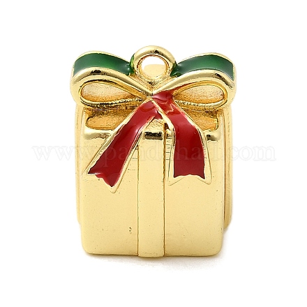 Weihnachts-Messing-Emaille-Perlen&nbsp;KK-L258-02G-03-1