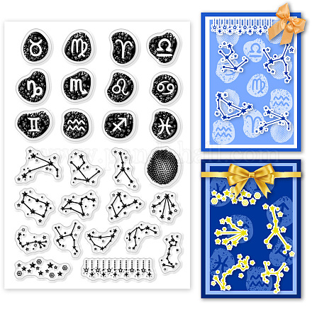 Custom PVC Plastic Clear Stamps DIY-WH0618-0066-1