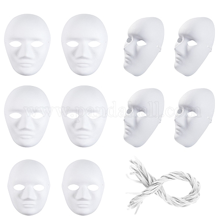 Party Paper Face Mouth Covers AJEW-NB0001-45-1