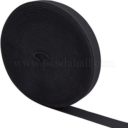 Superfindings 25 ярд черная резинка сверхширокая толстая плоская резинка лямки аксессуары для шитья одежды для шитья аксессуары для рукоделия резинки для волос diy EC-WH0003-12B-1