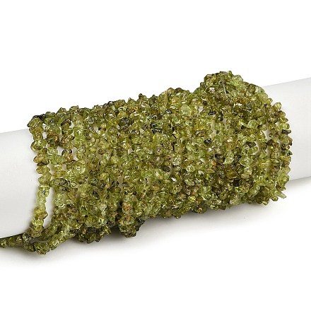 Natürlichen Peridot Perlen Stränge X-G-P332-48-02-1