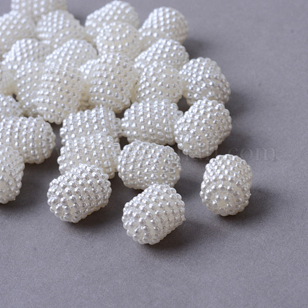 Perles en acrylique de perle d'imitation X-MACR-S810-04-1