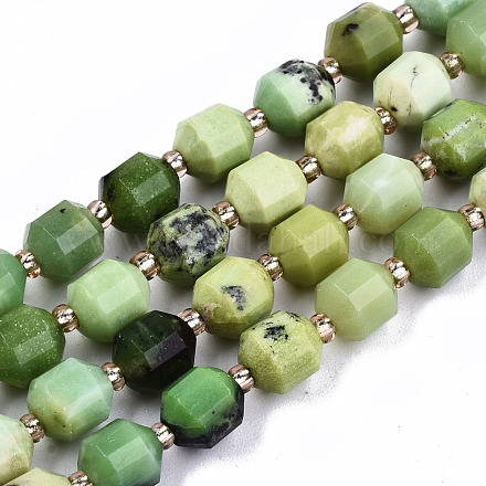 Natürlichen grünen Opal Perlen Stränge G-S362-065A-1