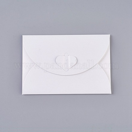 Sobres de papel mini en blanco perla de color retro DIY-WH0041-A14-A-1