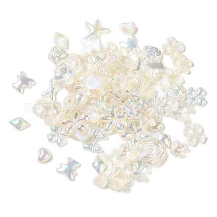 Perles d'imitation perles en plastique ABS KY-F021-01-1
