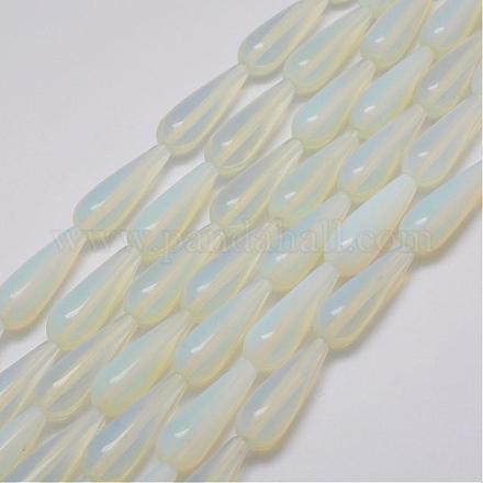 Chapelets de perles d'opalite G-E344-01-1