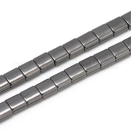 Electroplate Non-magnetic Synthetic Hematite Bead Strands G-Q486-04H-1