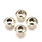 Nickel Free & Lead Free Golden Alloy European Beads, Long-Lasting Plated, Large Hole Rondelle Beads, 11x5mm, Hole: 4.5mm