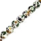 Synthetic Amber Beads Strands, Round, Green, 10mm, Hole: 1.2mm, about 40pcs/strand, 15.55''(39.5cm)